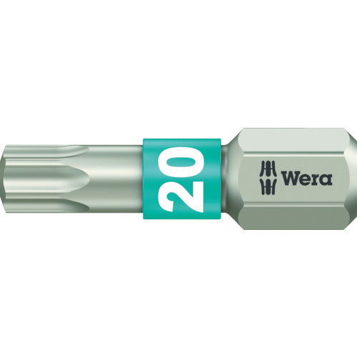 日本正規品 ヴェラ T20x25mm (Torx)ドライバービット(ステンレス) (071034)(4013288111081) ベラ Wera