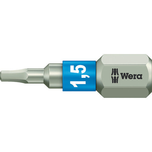 日本正規品 ヴェラ 1.5x25mm (Hex)ドライバービット(ステンレス) (071070)(4013288111197) ベラ Wera