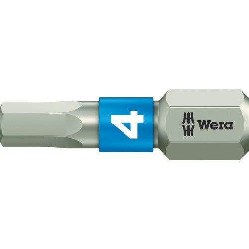 日本正規品 ヴェラ 4.0x25mm (Hex)ドライバービット(ステンレス) (071074)(4013288111234) ベラ Wera