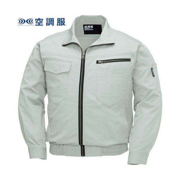 XEBECの現場服ヘリンボン空調服の画像1