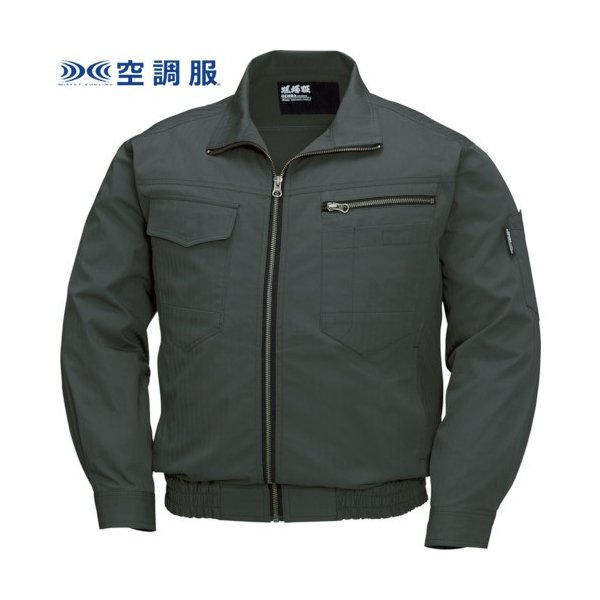 XEBECの現場服ヘリンボン空調服の画像1