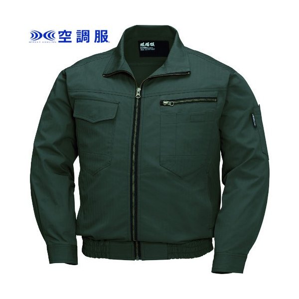 XEBECの現場服ヘリンボン空調服の画像1