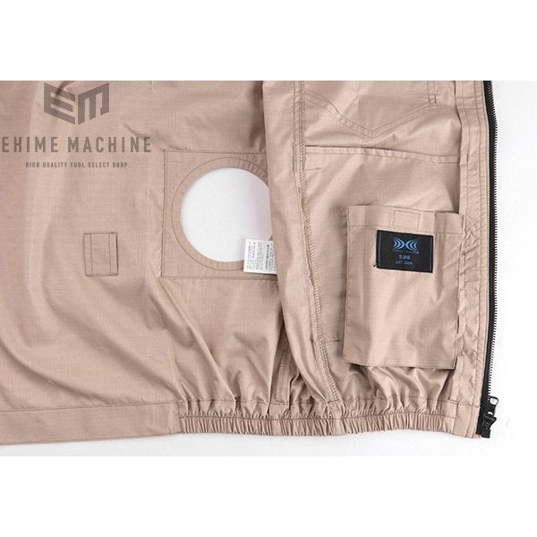 XEBECの空調服制電半袖ブルゾンの画像10