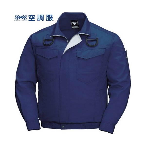 XEBECの綿ポリ混紡ペンタスフルハーネス仕様空調服の画像1