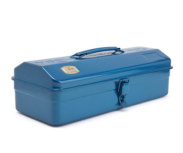 TRUSCO Y-350-B 山型工具箱 ブルー 青 373×164×124mm トラスコ