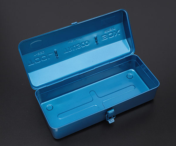 TRUSCO Y-350-B 山型工具箱 ブルー 青 373×164×124mm トラスコ