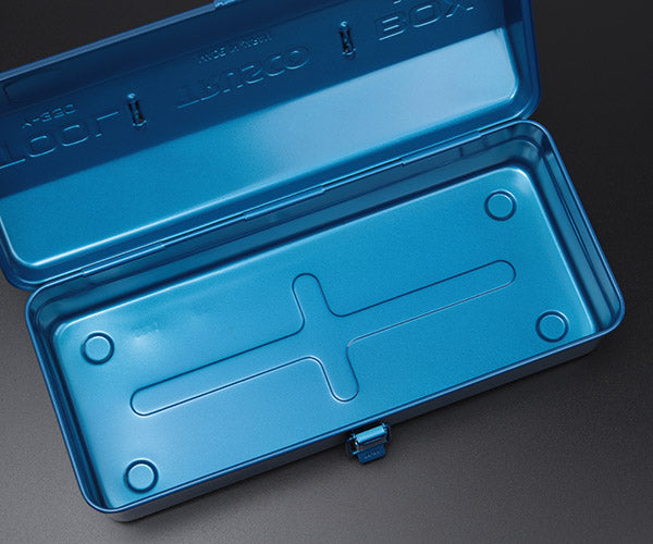 TRUSCO Y-350-B 山型工具箱 ブルー 青 373×164×124mm トラスコ