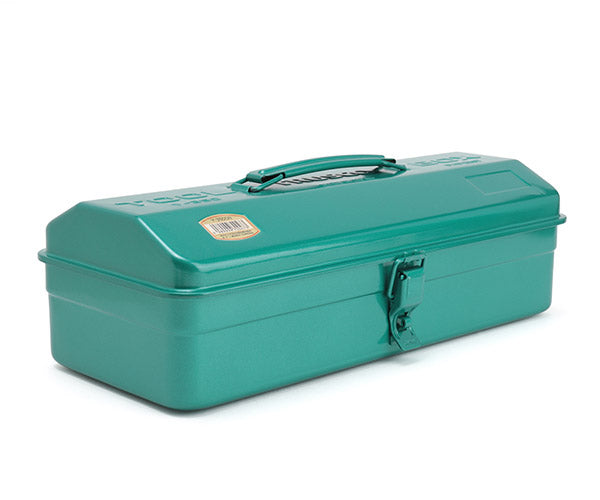 TRUSCO Y-350-GN 山型工具箱 グリーン 緑 373×164×124mm トラスコ