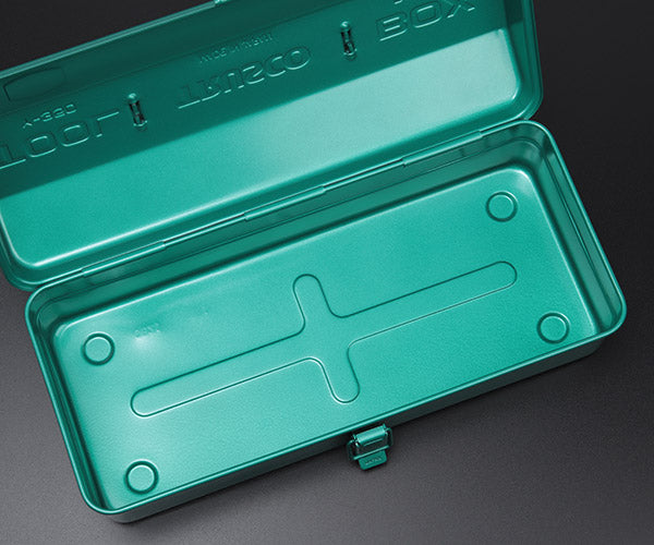 TRUSCO Y-350-GN 山型工具箱 グリーン 緑 373×164×124mm トラスコ