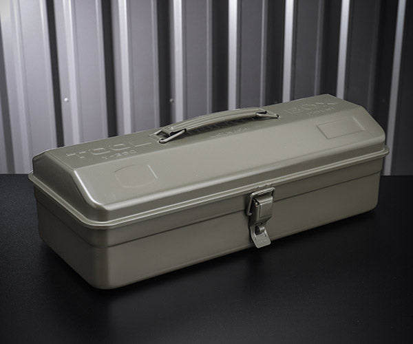 TRUSCO Y-350-OD 山型工具箱 オリーブドラブ OD 373×164×124mm トラスコ