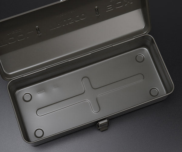 TRUSCO Y-350-OD 山型工具箱 オリーブドラブ OD 373×164×124mm トラスコ