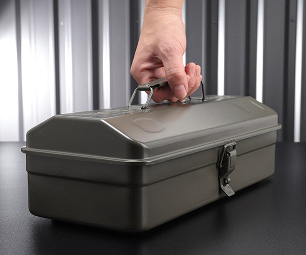 TRUSCO Y-350-OD 山型工具箱 オリーブドラブ OD 373×164×124mm トラスコ