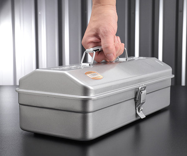 TRUSCO Y-350 山型工具箱 シルバー 銀 373×164×124mm トラスコ