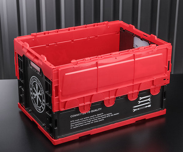 KTCグッズ YG-196 KTC折り畳みコンテナ 50L レッド