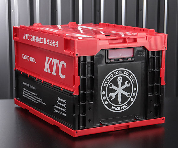 KTCグッズ YG-196 KTC折り畳みコンテナ 50L レッド