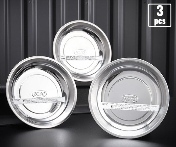 KTC YKPT-RM-3P マグネット付パーツトレイ 3個セット (YKPT-RMx3個 ) サイズφ150×39 エヒメマシンオリジナルセット