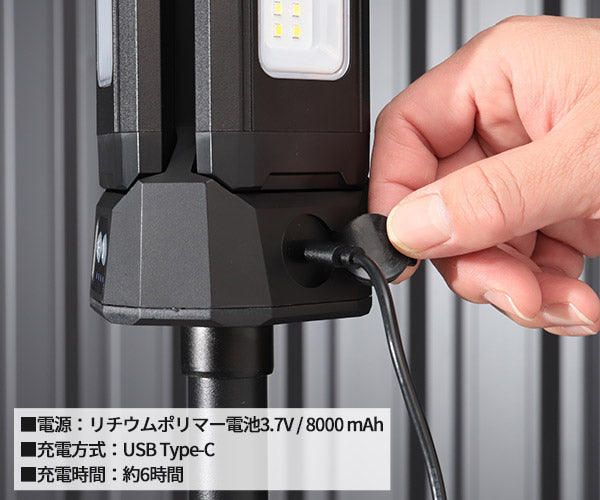 カワシマ盛工 自在3灯式LEDライト ギドライト ZA-GL2000