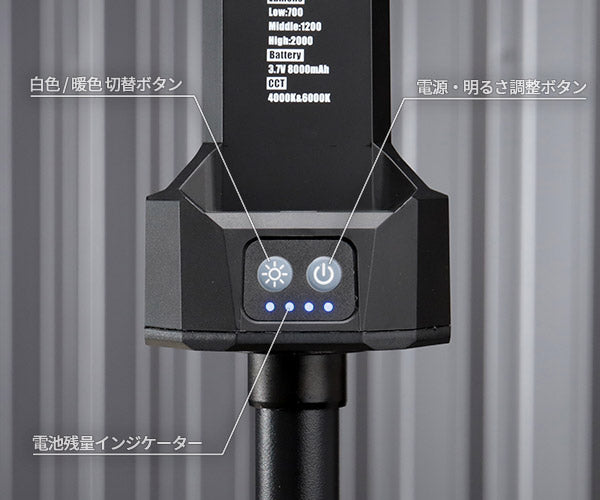 カワシマ盛工 自在3灯式LEDライト ギドライト ZA-GL2000