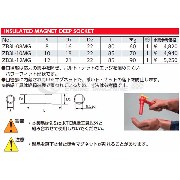 京都機械工具のソケットの画像1