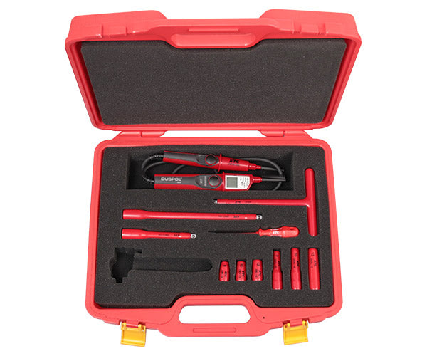 KTC 絶縁工具セットD テスター付 11点組 ハイブリッド車用 ZTB310VB