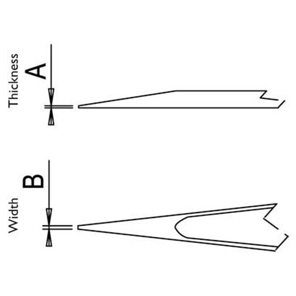 日本正規品 デュモン ピンセット NO.00 デュモクセル (0103-00-PO)(7640126714646) DUMONT