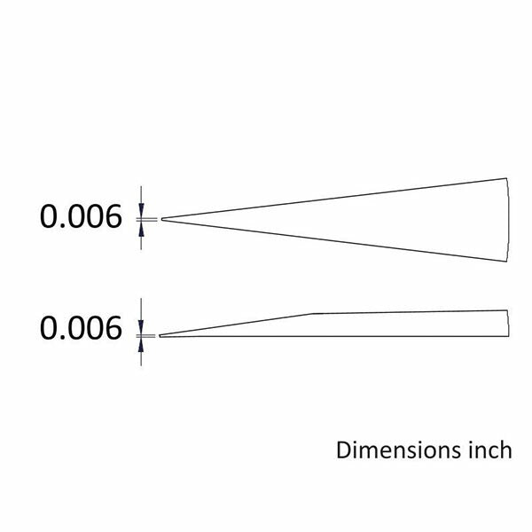 日本正規品 アイデアルテック 0.15MM ステンレスピンセット(耐酸/磁) (0C9.SA.6.ITE)(7640174711574) ideal-tek