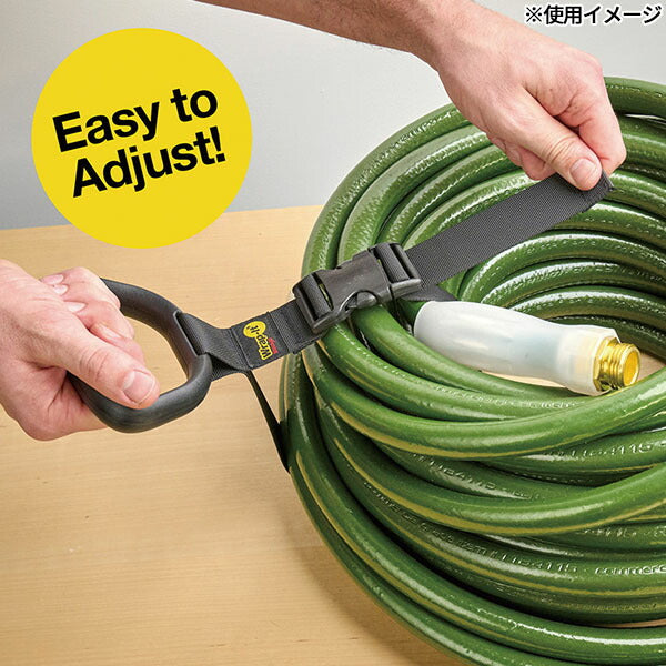 Wrap-It クリップ付収納ストラップ 25インチ BK 100-CNC-25BL (0810016856597) ラップイット