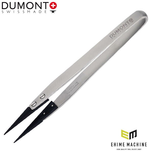 日本正規品 デュモン 先端交換式ピンセット 黒ESD (10004-E4-SM)(7640126712727) DUMONT