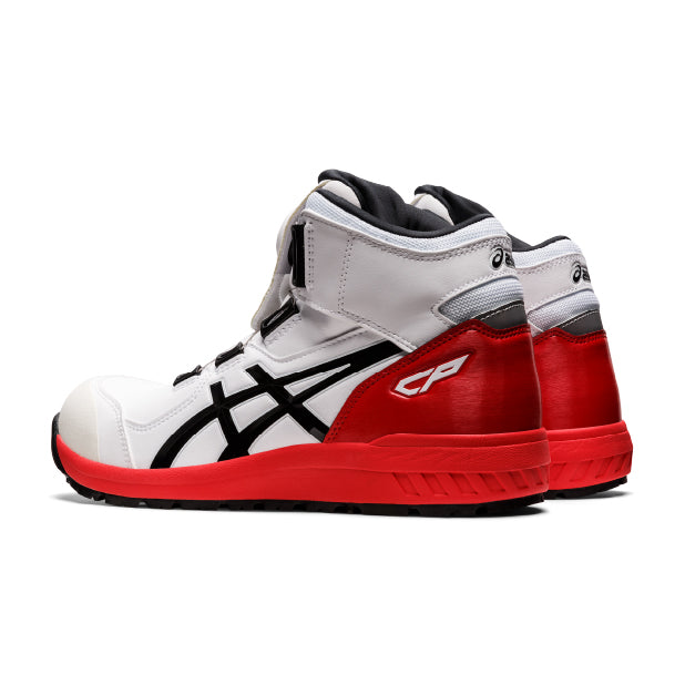 アシックス 安全靴 ウィンジョブ CP304 BOA ホワイト×ブラック 3E