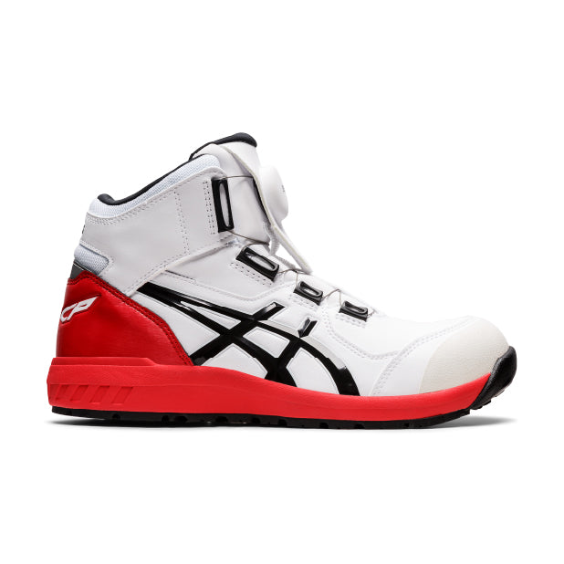 アシックス 安全靴 ウィンジョブ CP304 BOA ホワイト×ブラック 3E