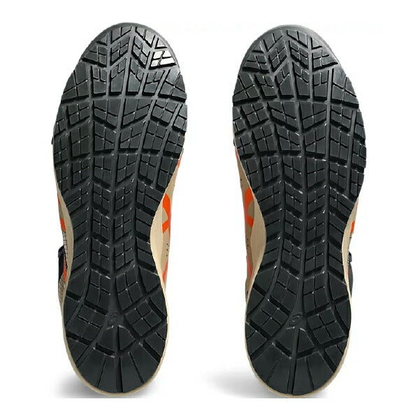[新作 限定カラー] アシックス 安全靴 ウィンジョブ CP214 TS BOA ウッドグレープ×ハバネロ 1271A056.200 ASICS 2E ミッドカット ハイカット 作業靴 スニーカー おしゃれ かっこいい