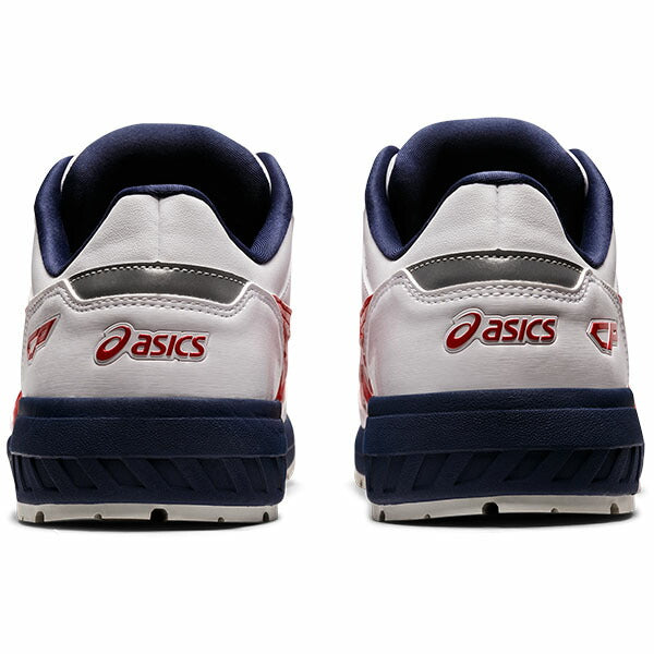 アシックス 安全靴 ウィンジョブ CP306 BOAホワイト／クラシックレッド