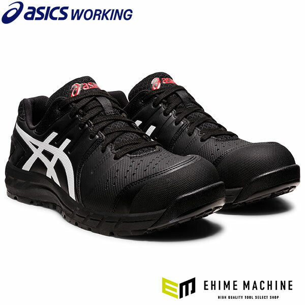 [新作] アシックス 安全靴 ウィンジョブ CP113 001（1273A055.001）ブラック×ホワイト ASICS おしゃれ かっこいい 作業靴 スニーカー 黒 白 メッシュ