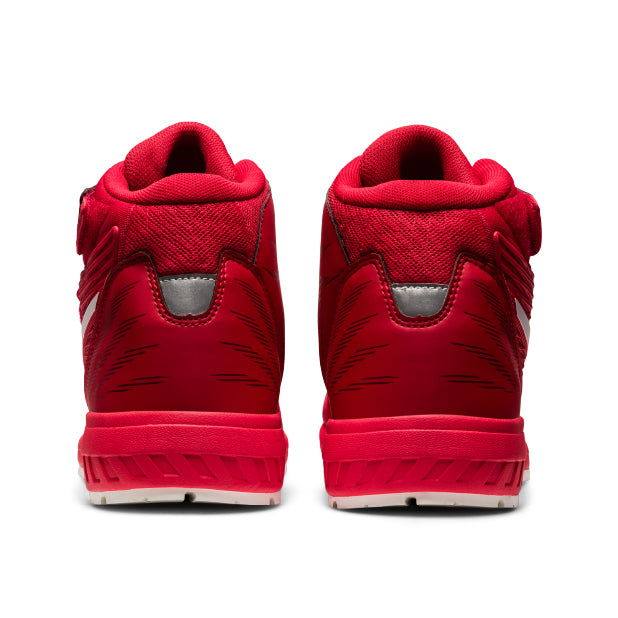 [新作] アシックス 安全靴 ウィンジョブCP120（1273A062.600）クラシックレッド×ホワイト ASICS ベルトタイプ おしゃれ かっこいい 作業靴 スニーカー 赤 白