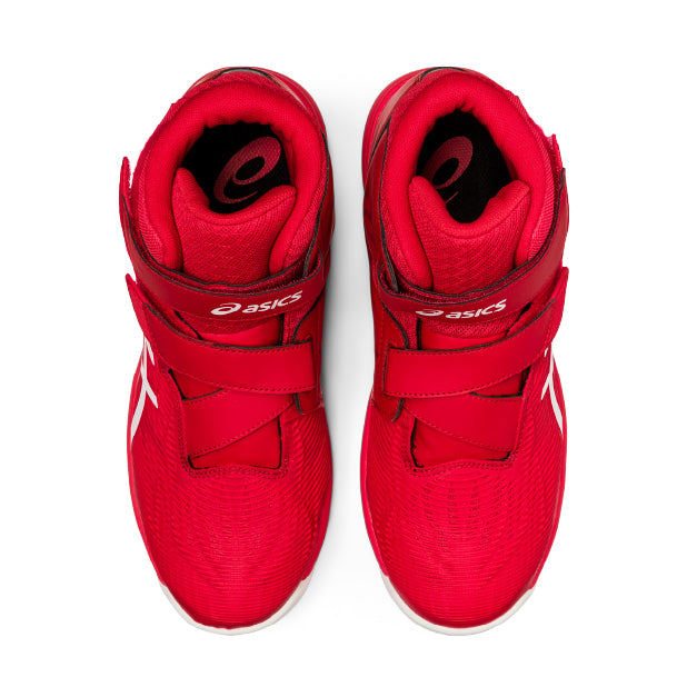 [新作] アシックス 安全靴 ウィンジョブCP120（1273A062.600）クラシックレッド×ホワイト ASICS ベルトタイプ おしゃれ かっこいい 作業靴 スニーカー 赤 白