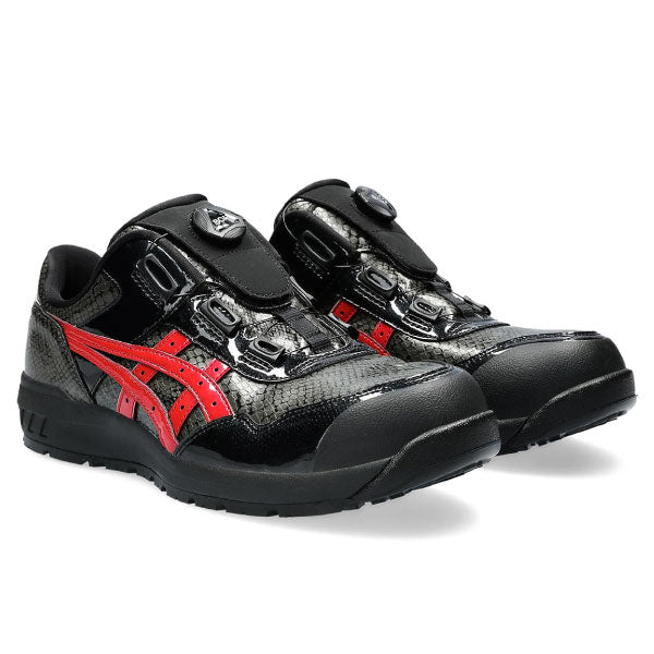 CP306 アシックス 限定 色 カラー 黒 赤 BOA 安全靴 新品 27.5CP306
