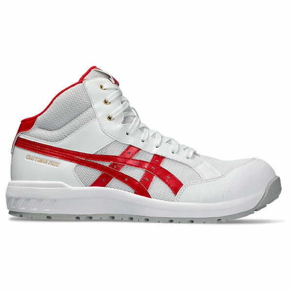 ASICS 安全靴 28㎝ BOAシステム ホワイト/レッド ASICS BOAシステム安全靴 レッド/ホワイト JAA 【公式通販】