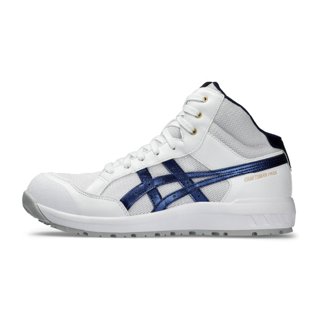 【新品未使用】asicsアシックス ウィンジョブ ハイカット 安全靴 白青 新作] アシックス 安全靴 ウィンジョブ CP218 1273A091.101 ASICS