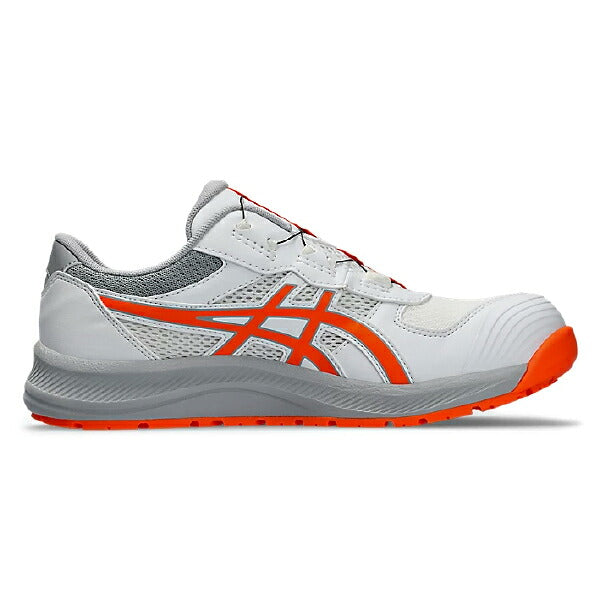 アシックス 安全靴 ウィンジョブ CP219 BOA ホワイト×ショッキングオレンジ 2E相当 ローカット ダイヤル式 JSAA A種 (1273A092.100) ASICS