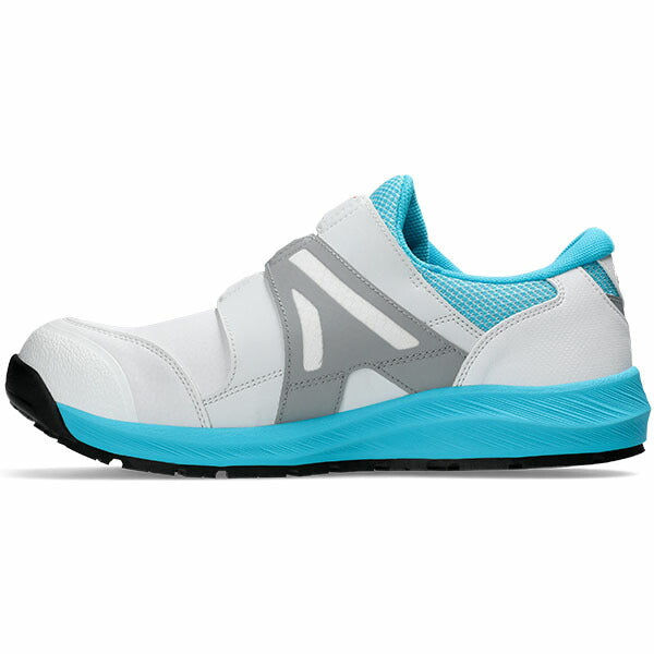 [24AW 新作] アシックス 安全靴 1273A095.100 ウィンジョブ CP309 BOA ホワイト×ブラック ASICS ローカット 人工皮革 作業靴 スニーカー