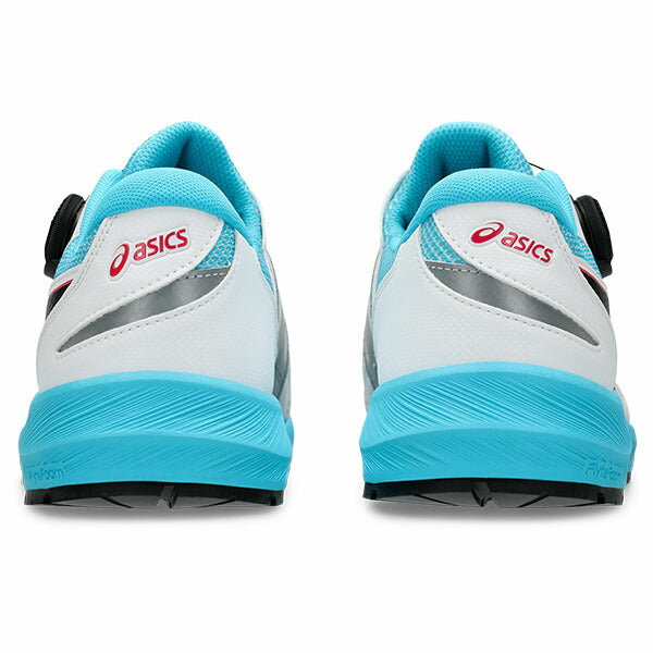 [24AW 新作] アシックス 安全靴 1273A095.100 ウィンジョブ CP309 BOA ホワイト×ブラック ASICS ローカット 人工皮革 作業靴 スニーカー