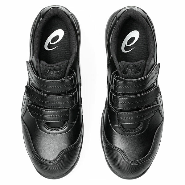 アシックス 安全靴 ウィンジョブ CP311 ブラック×ブラック (1273a110.001) 3E相当  ローカット ベルトタイプ 人工皮革 JSAA A種 22.5~32.0cm (1273A110.001) ASICS