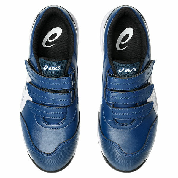 アシックス 安全靴 ウィンジョブ CP311 マコブルー×ホワイト (1273a110.400) 3E相当  ローカット ベルトタイプ 人工皮革 JSAA A種 22.5~32.0cm (1273A110.400) ASICS