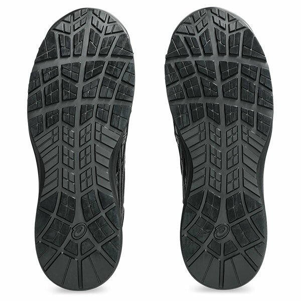 アシックス 安全靴 ウィンジョブ CP312 ブラック×ブラック (1273A111.001) 3E相当 ハイカット ベルトタイプ 人工皮革 JSAA A種 22.5~32.0cm ASICS