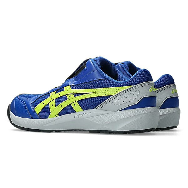 アシックス 安全靴 ウィンジョブ CP229 BOA アシックスブルー×ネオンライム 3E相当 ローカット ダイヤル式 JSAA A種 22.5～30.0cm (1273A123.400) ASICS