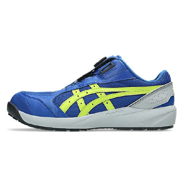 アシックス 安全靴 ウィンジョブ CP229 BOA アシックスブルー×ネオンライム 3E相当 ローカット ダイヤル式 JSAA A種 22.5～30.0cm (1273A123.400) ASICS
