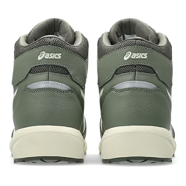 アシックス 安全靴 ウィンジョブ CP314 BOA ライケングリーン×バーチ 3E相当 ハイカット ダイヤル式 JSAA A種 22.5～30.0cm (1273A124.300) ASICS