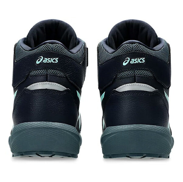 [26AW限定品] アシックス 安全靴 ウィンジョブ CP314 BOA LC ミッドナイト×イルミネイトミント 3E相当 ハイカット ダイヤル式 JSAA A種 (1273A177.400) ASICS