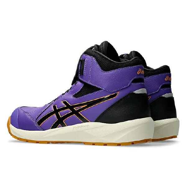 [26AW限定品] アシックス 安全靴 ウィンジョブ CP314 BOA LC ラジアントアメジスト×ブラック 3E相当 ハイカット ダイヤル式 JSAA A種 (1273A177.500) ASICS