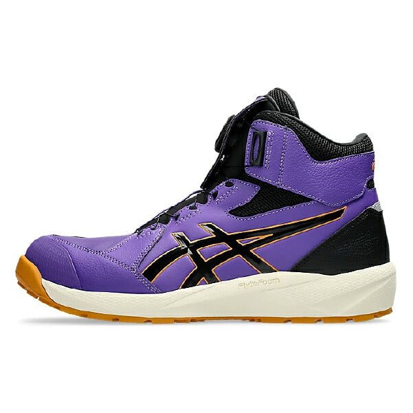 [26AW限定品] アシックス 安全靴 ウィンジョブ CP314 BOA LC ラジアントアメジスト×ブラック 3E相当 ハイカット ダイヤル式 JSAA A種 (1273A177.500) ASICS